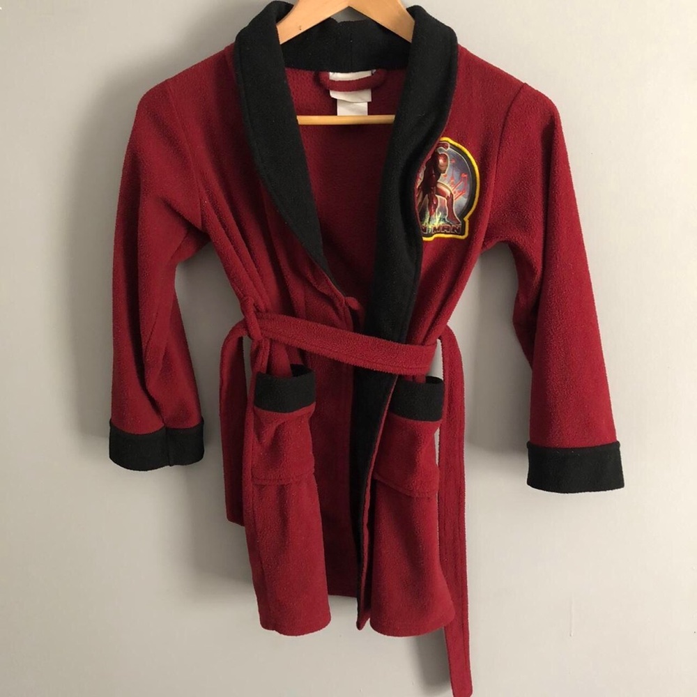 (Children S) Vintage Childs Iron-Man Robe